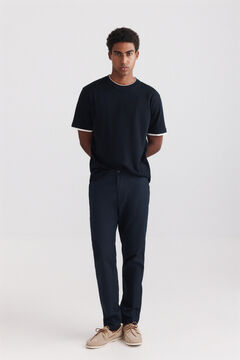 Springfield Bicolour structure comfort fit chinos