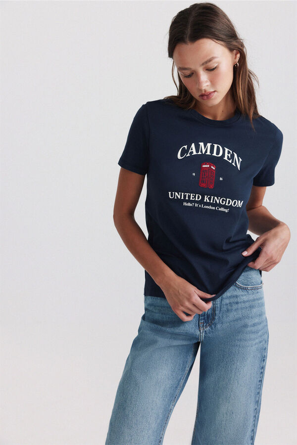 Springfield England short sleeve T-shirt blue