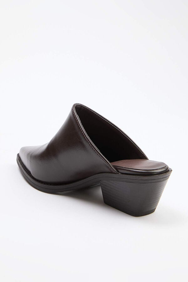 Trendyol Platform heel clogs brown