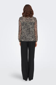 Only Blusa de gasa estampada