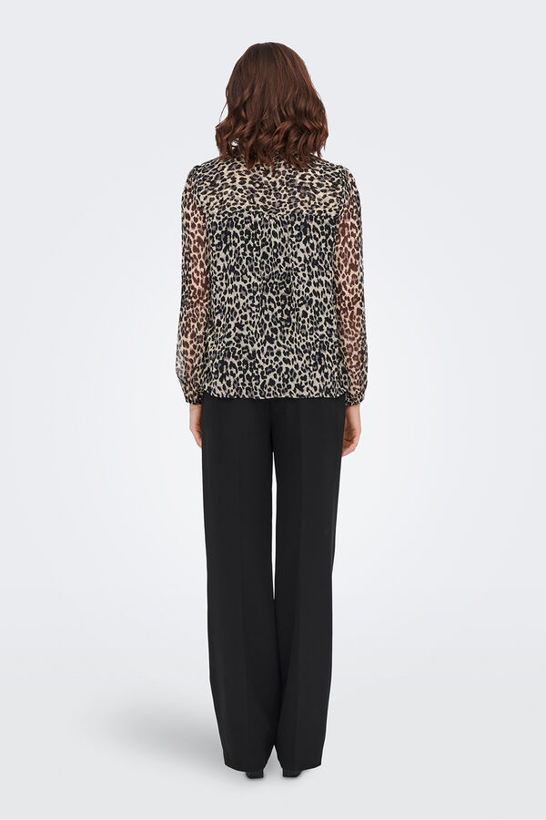 Only Blusa de gasa estampada estampado