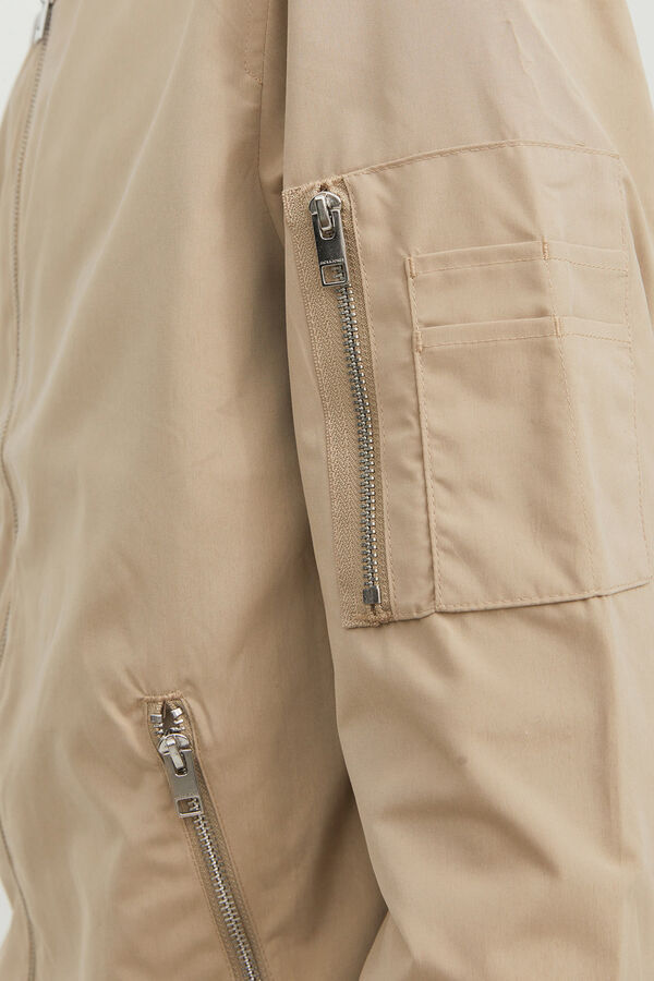 Jack & Jones Chaqueta bomber corta beige