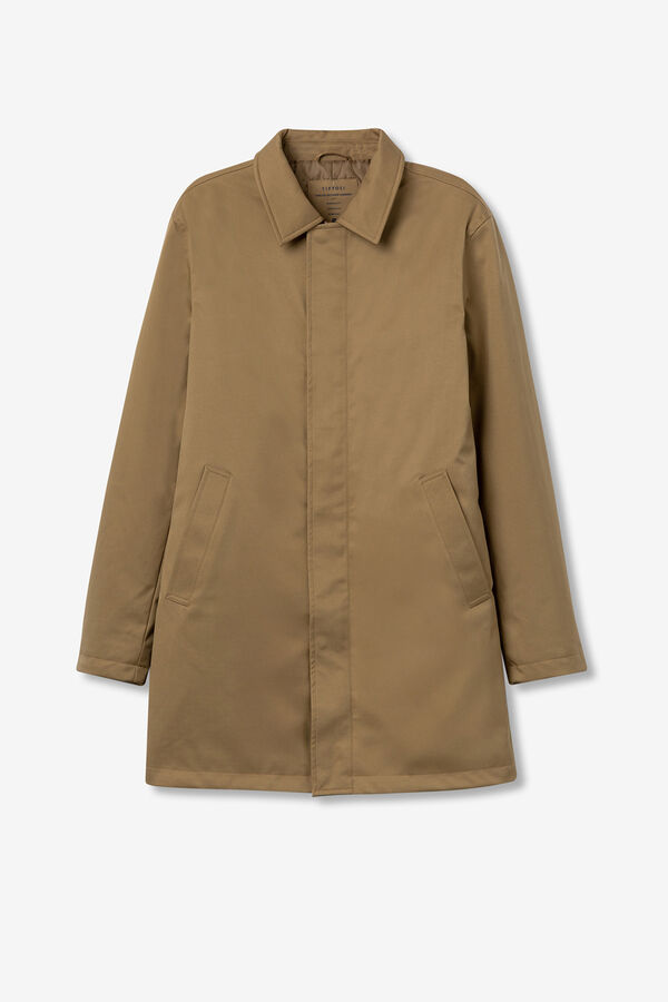 Tiffosi Gabardina Regular Fit marr&oacute;n