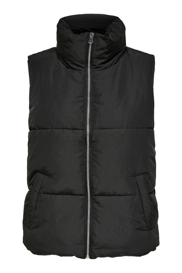 JDY Puffer gilet Crna