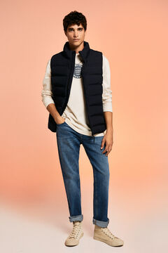 Springfield Thermal quilted gilet navy