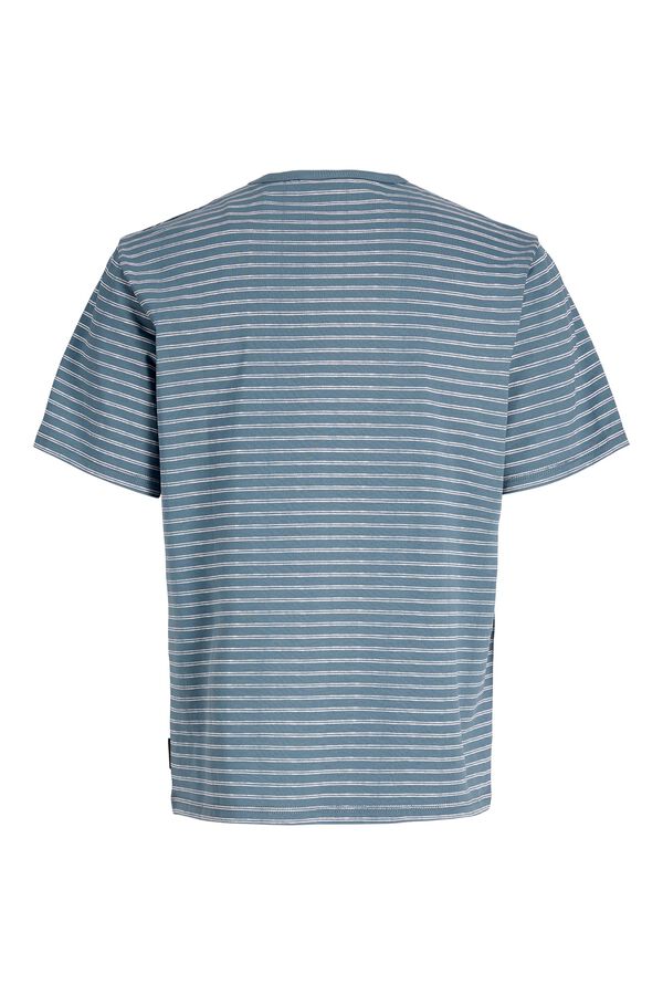 Jack & Jones Striped relaxed fit T-shirt blue