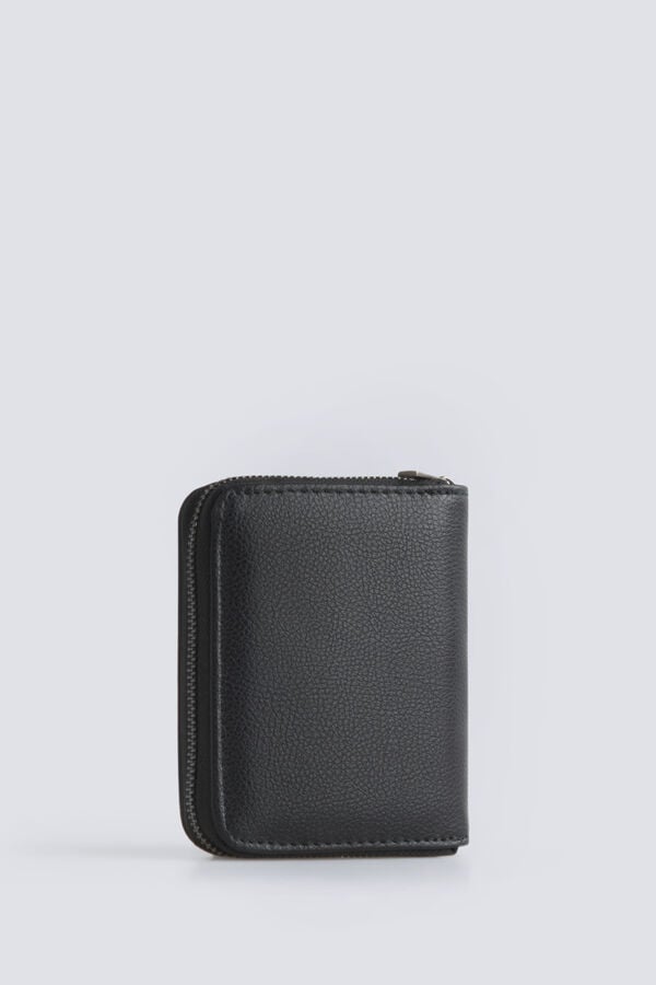 Springfield Black faux leather wallet purse black