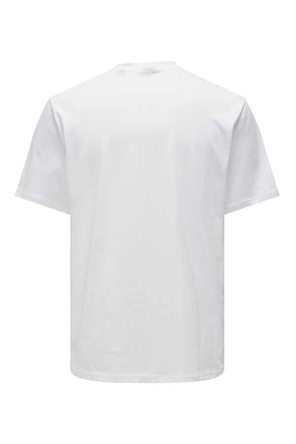 Springfield Camiseta básica O&S blanco