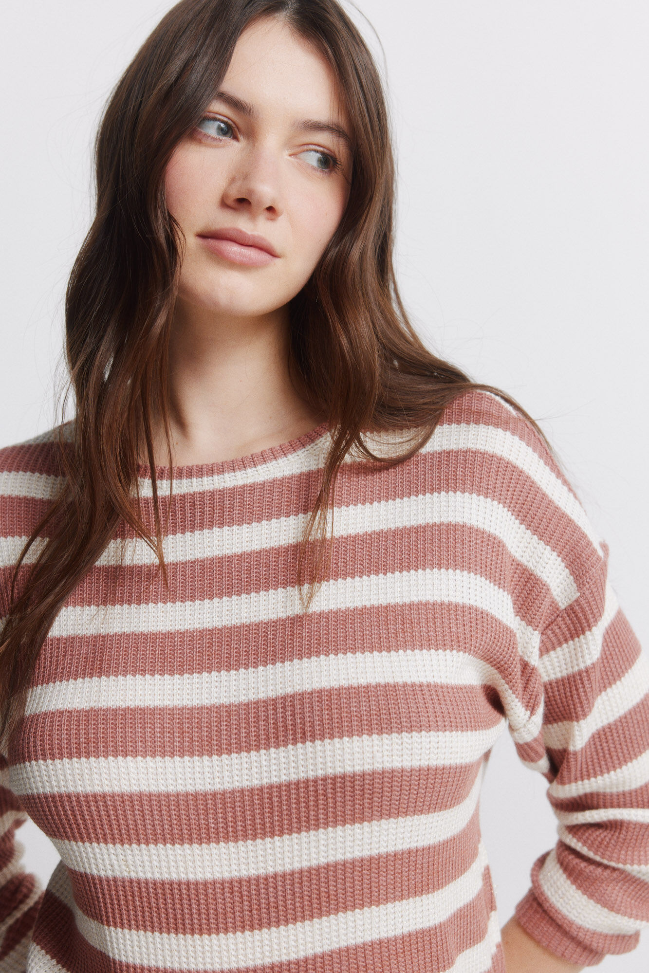 Springfield Striped thin long sleeve jumper