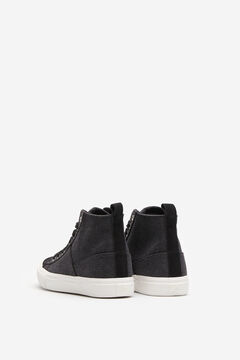 Springfield Basket Coupe Haute Toile noir