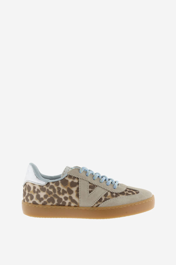 Victoria Animal print trainers brown