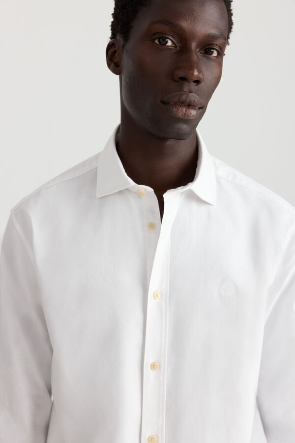 Springfield Chemise oxford l&eacute;g&egrave;re blanc