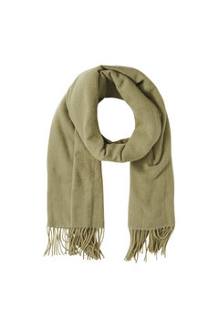Springfield Long fringed scarf green