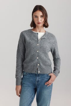Springfield Openwork knit button jumper