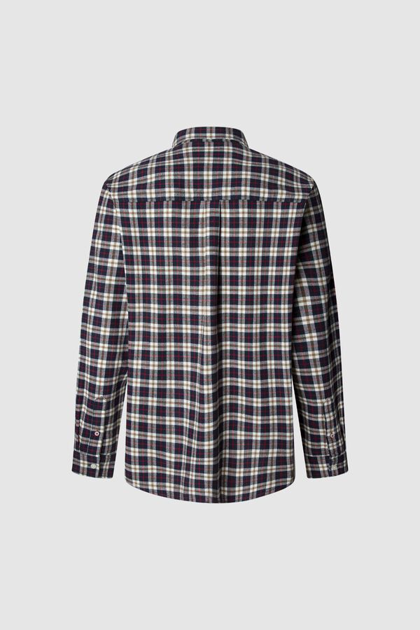 Pepe Jeans Camisa Cuadros Fit Regular azul