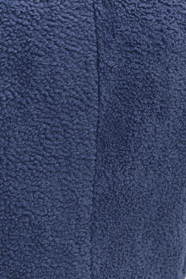Oxxo Faux shearling blazer style coat blue