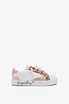 Conguitos Zapatillas estampado glitter glow