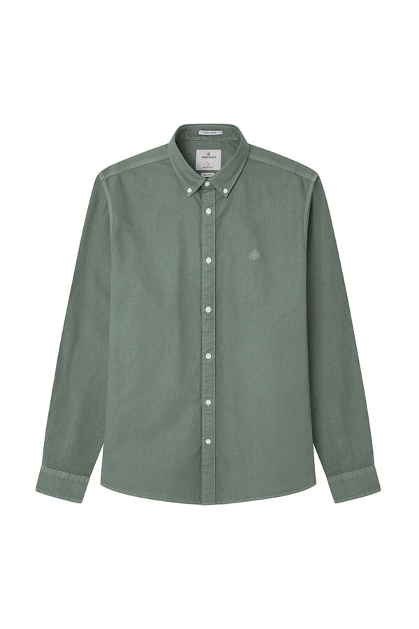 Springfield garment dye oxford shirt zelena