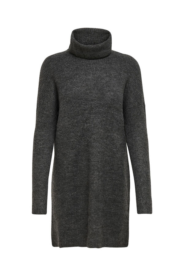 Only Vestido curto de malha cinzento