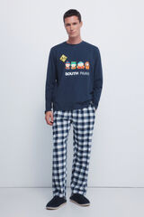 Springfield South Park Long Pyjamas blue