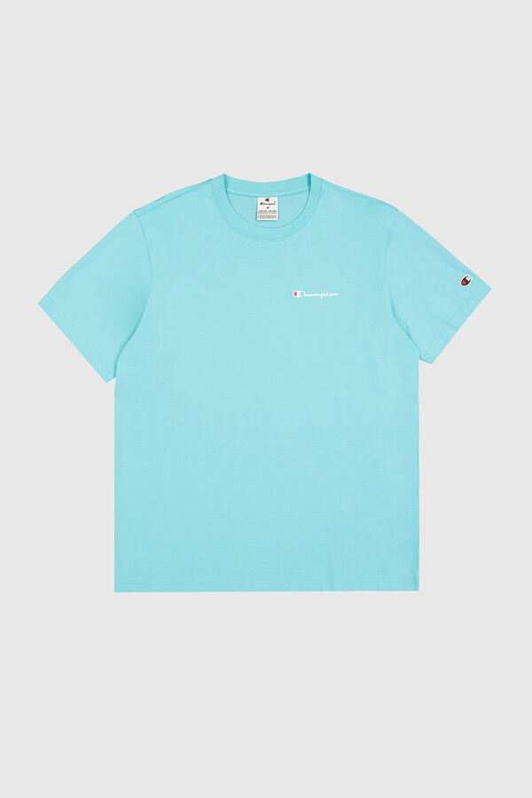 Champion Camiseta masculina de algod&atilde;o azul