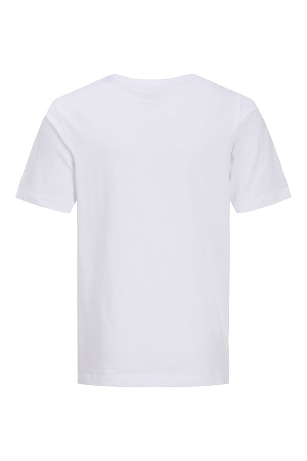 Jack & Jones Junior Printed short sleeve T-shirt white