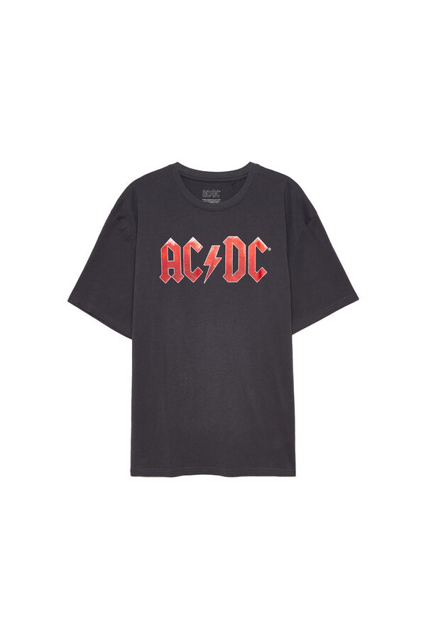 Springfield T-shirt estampado AC DC mix cinza