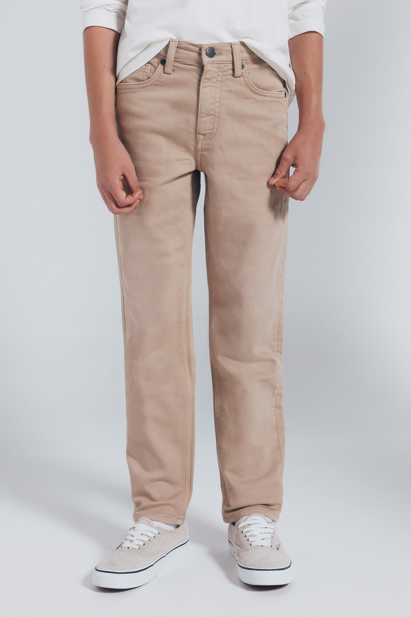 Springfield Kids Yellow slim fit 5-pocket trousers for boys