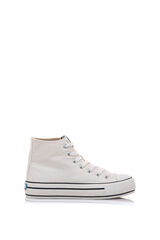 Springfield Plimsoll style trainers white
