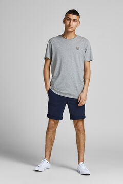 Springfield Chino-style cotton Bermuda shorts navy