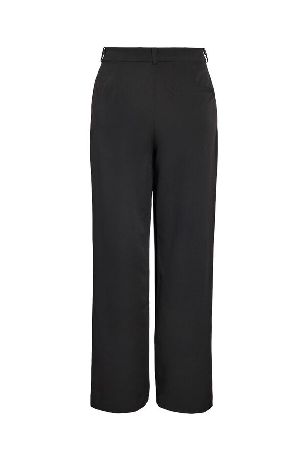 Noisy May Straight tailoring trousers Crna