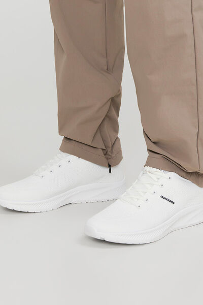 Springfield Smooth mesh sneakers white