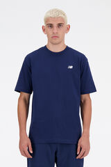 New Balance T-shirt de algodão Sport Essentials azul