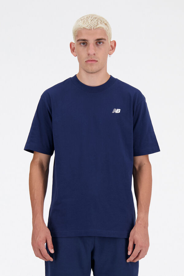 New Balance T-shirt de algodão Sport Essentials azul