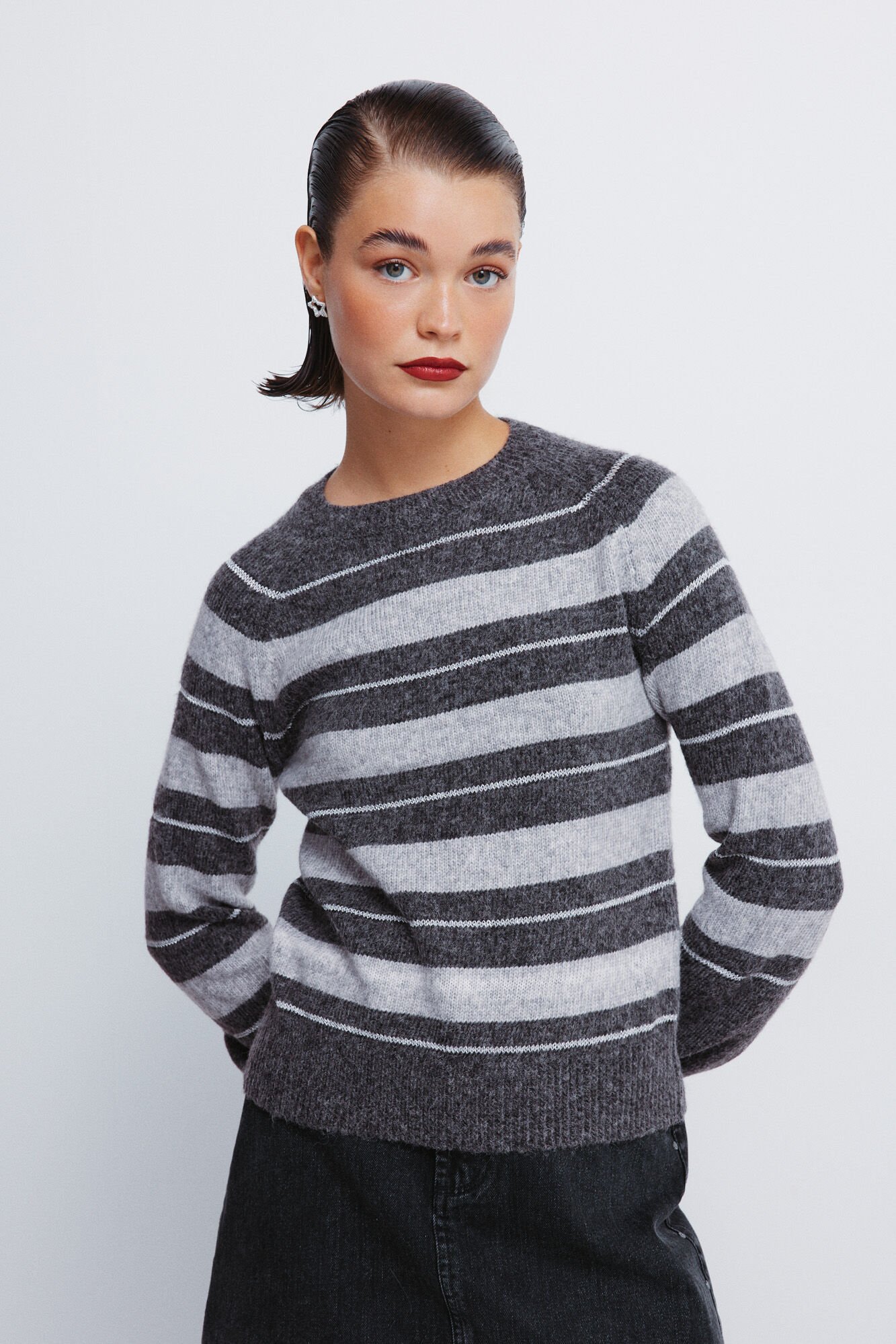 Springfield Lurex striped jumper