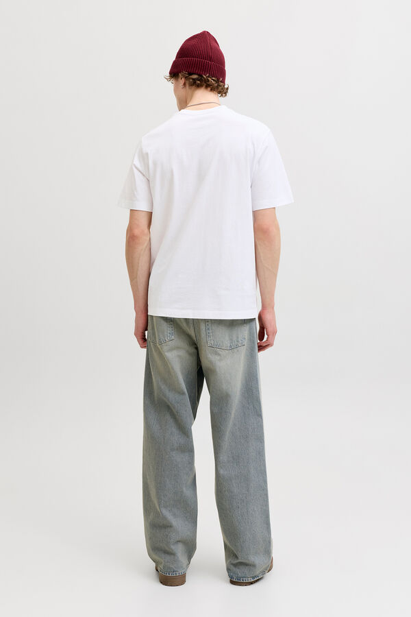 Jack & Jones Cotton relaxed T-shirt white