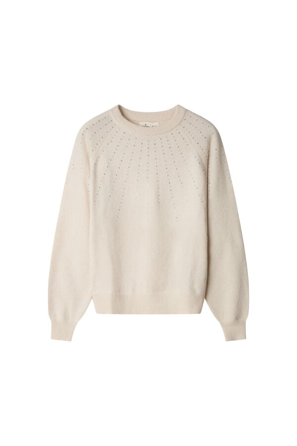 Springfield Basic shiny bead jumper white