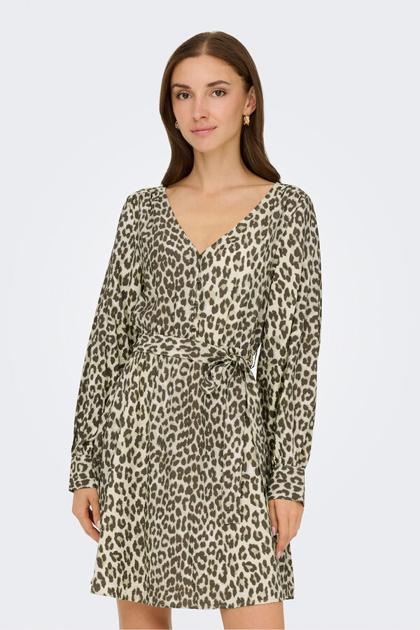 JDY Short fluid short dress grey