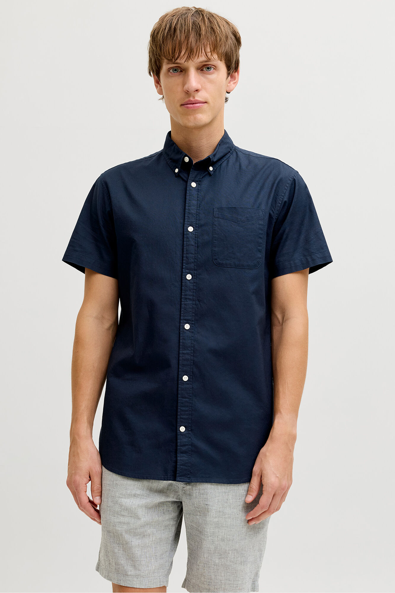 JJ REBEL Camisa oxford manga corta