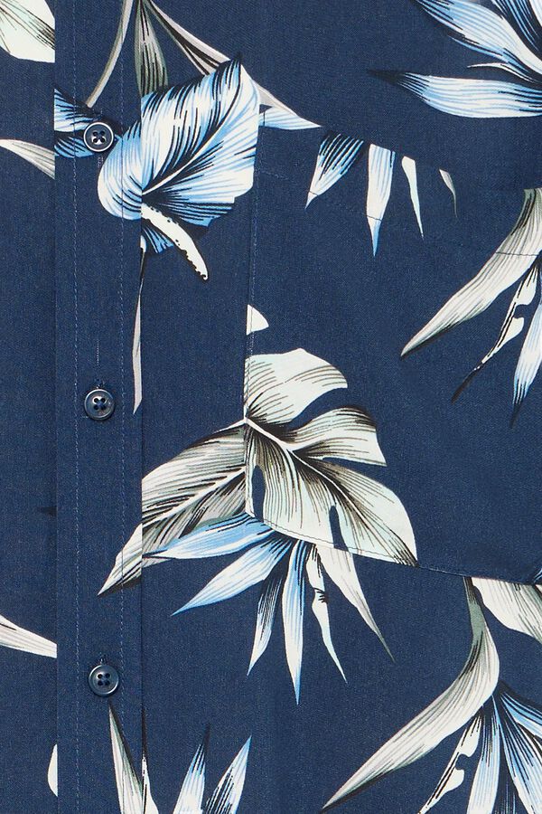 Blend PLUS Camisa de manga corta talla grande estampado