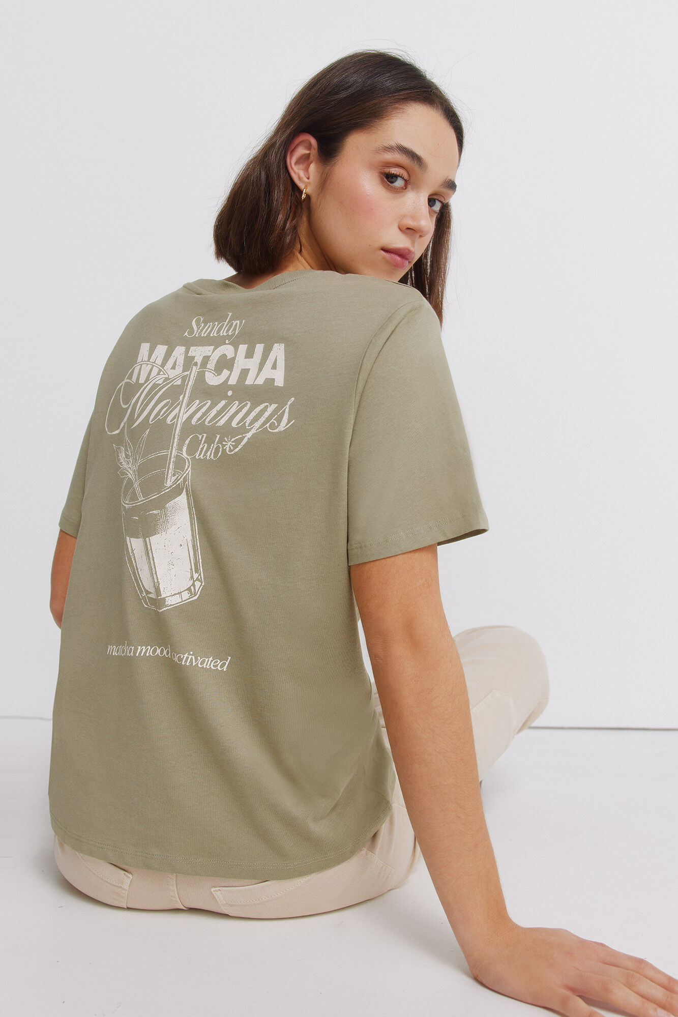 Springfield Short-sleeved T-shirt Le caf&eacute;