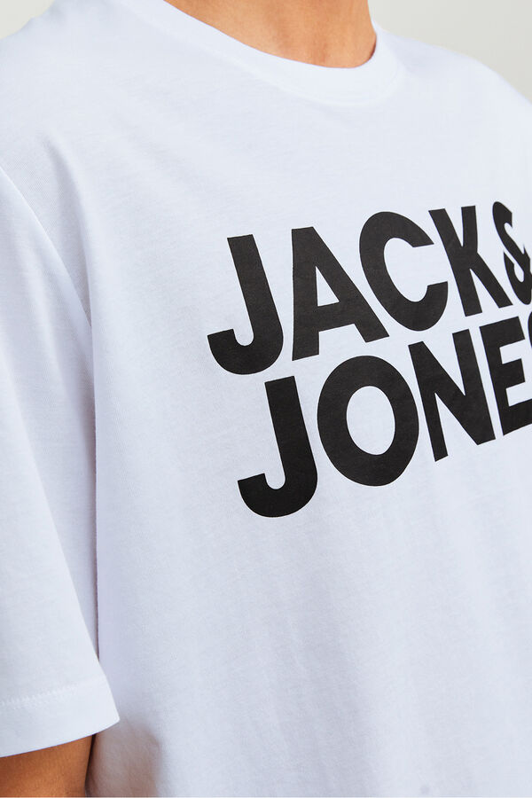 Jack & Jones T-shirt regular fit branco