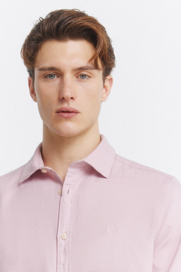Springfield Textured shirt pink