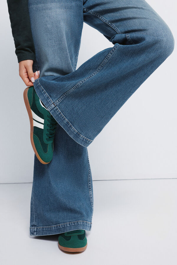 Springfield Green corduroy sneakers green