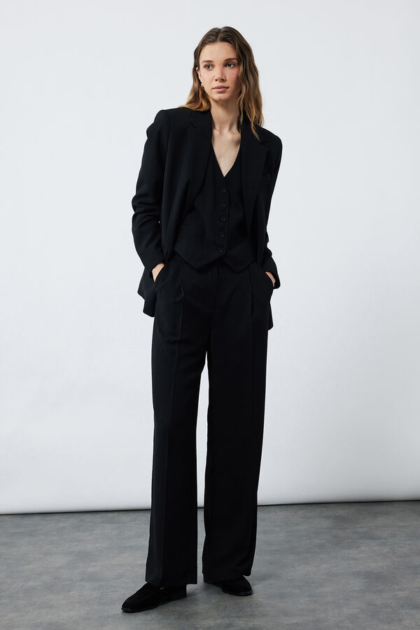 Koton Pantal&oacute;n palazzo negro