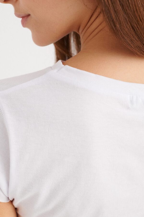 Inside Short-sleeved T-shirt white