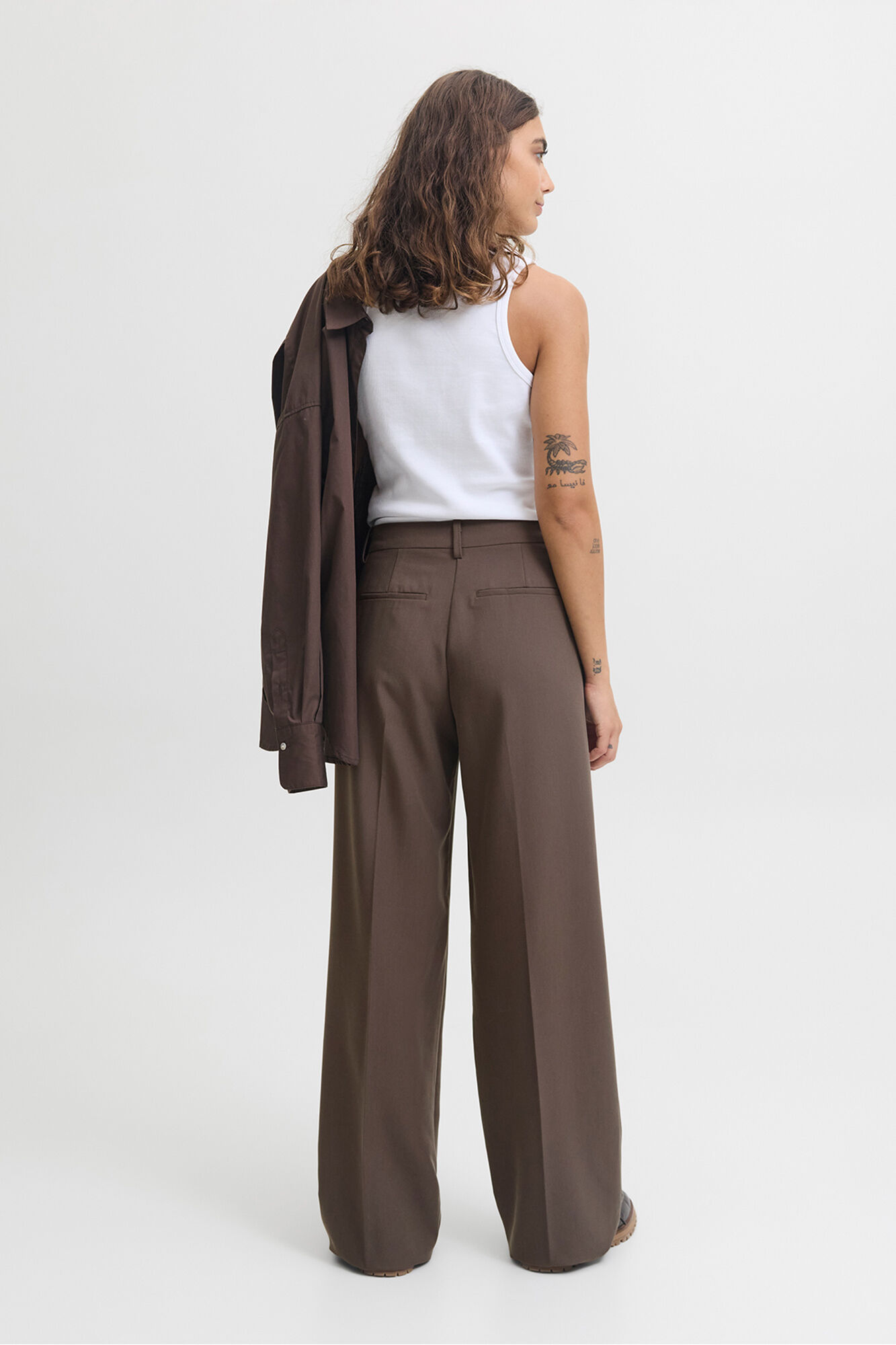 Jack & Jones Pantal&oacute;n ancho con pinzas