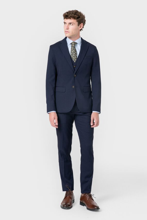 Pantalón de traje ojo de perdiz