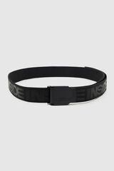 Inside Canvas belt with logo black
