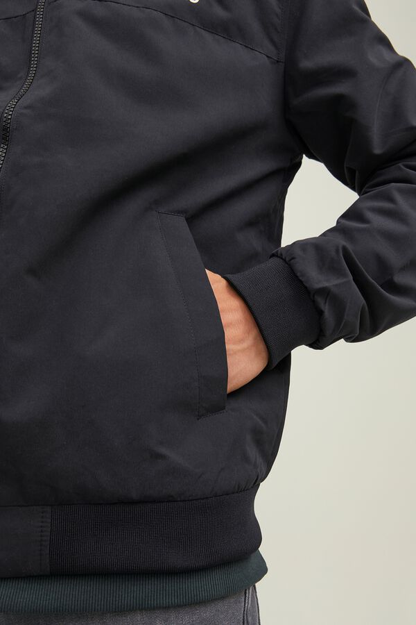 Jack & Jones Hooded bomber jacket black